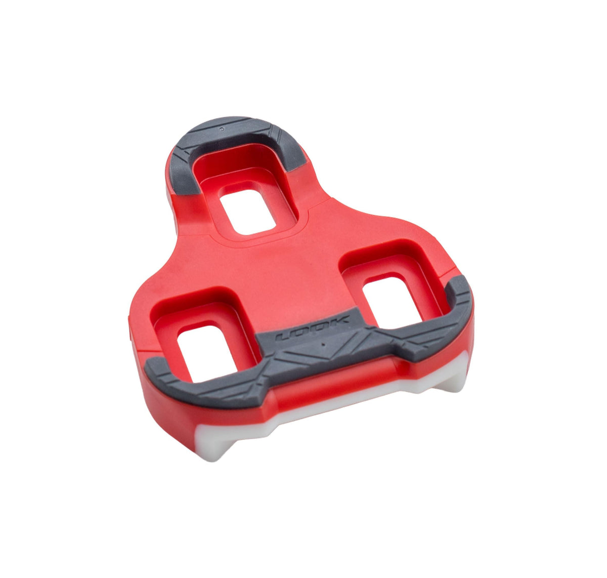 Calas antideslizantes Look Kéo Grip para pedales de bicicleta de carretera, color rojo.
