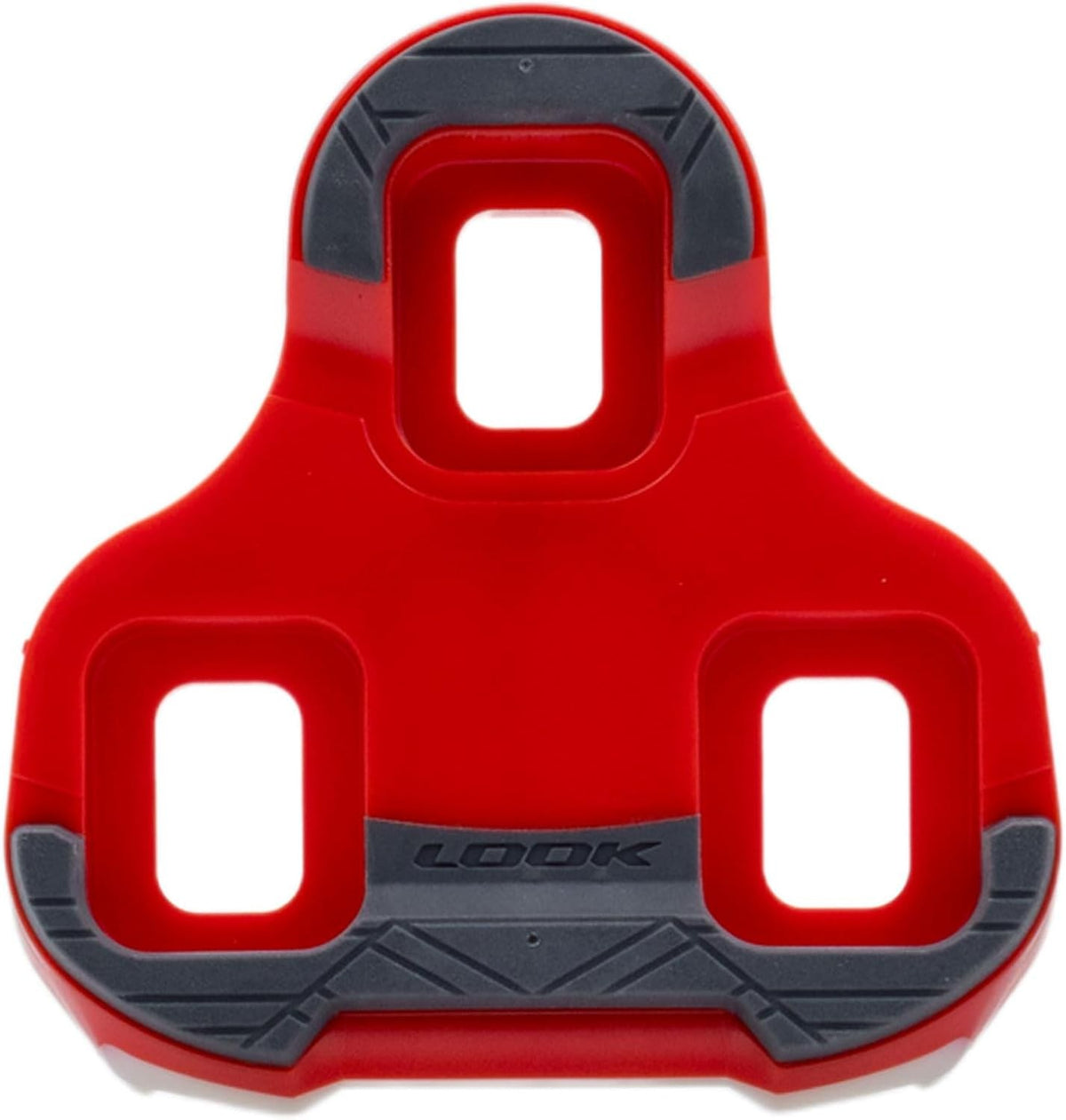 Calas antideslizantes Look Kéo Grip para pedales de bicicleta de carretera, color rojo.