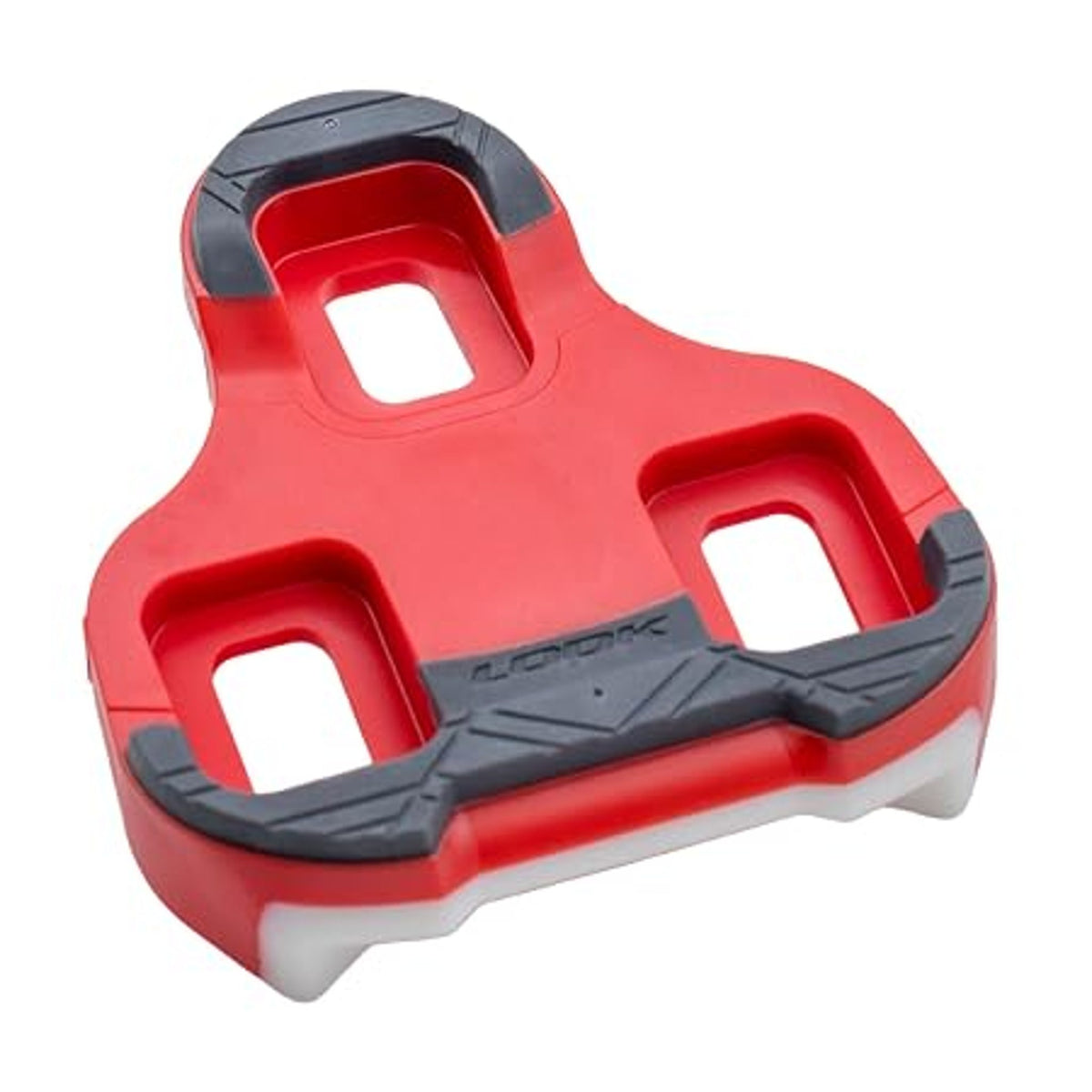 Calas antideslizantes Look Kéo Grip para pedales de bicicleta de carretera, color rojo.