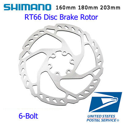 Rotor de disco de freno Shimano SM-RT66 de 180 mm y 6 tornillos