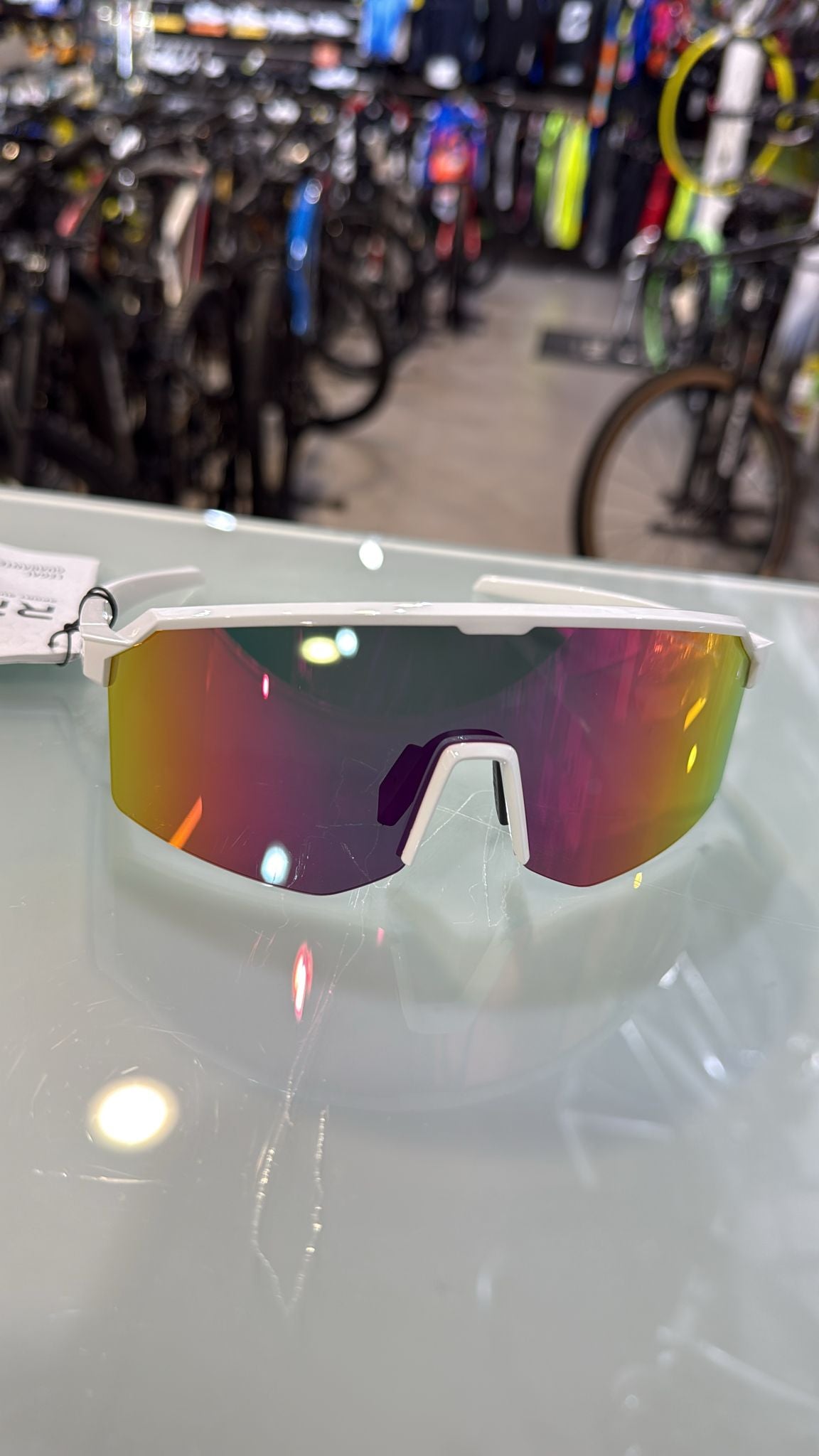 Futuristic Rainbow Cycling Sunglasses