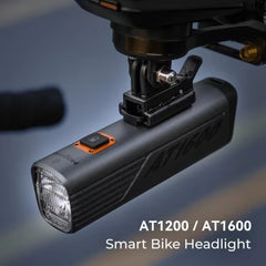Luz LED para bicicleta MAGENE AT1200 de 1200 lm, batería externa, Ant+, IPX6