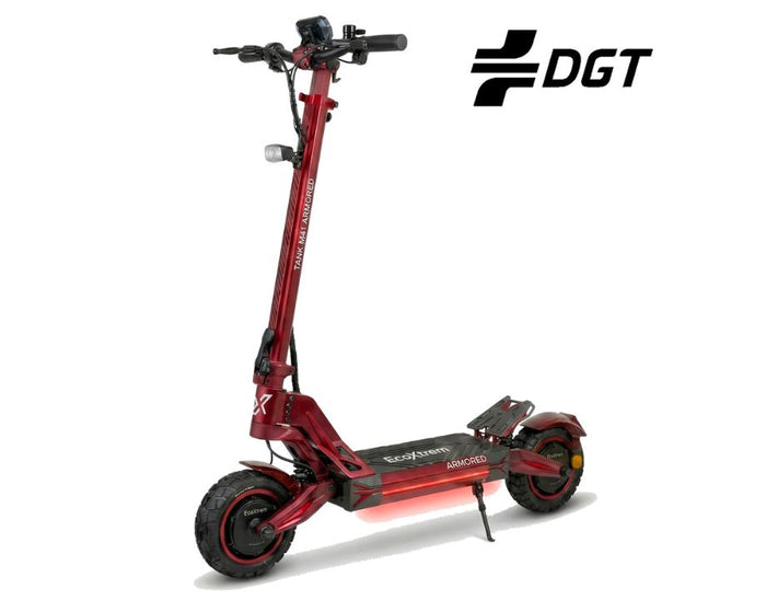 Patinete M41 Armored Dual LR Rojo