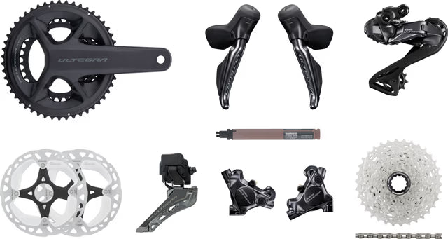 Grupo completo Shimano Ultegra R8170 Di2 Disc 2x12 Speed Groupset 172.5 / 50-34 / 11-34
